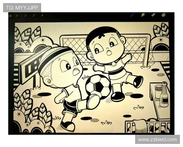 足球球星卡通人物风格创意绘画展现：球场英雄与艺术的完美融合